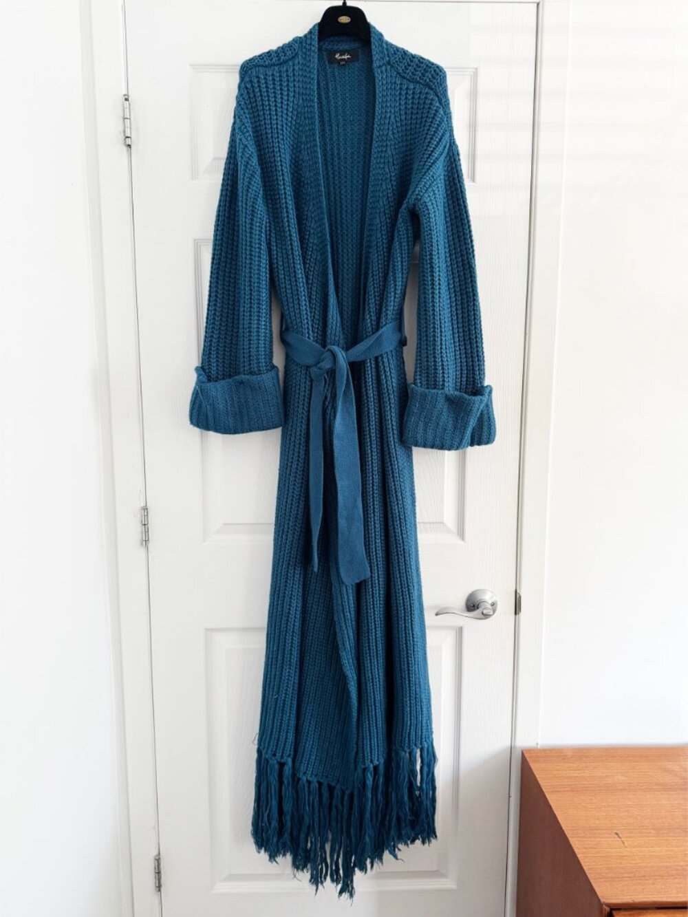 Hanifa "Miya" Cardigan in Blue, size S/M